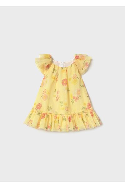 MAYORAL Yellow Dress and Tulle