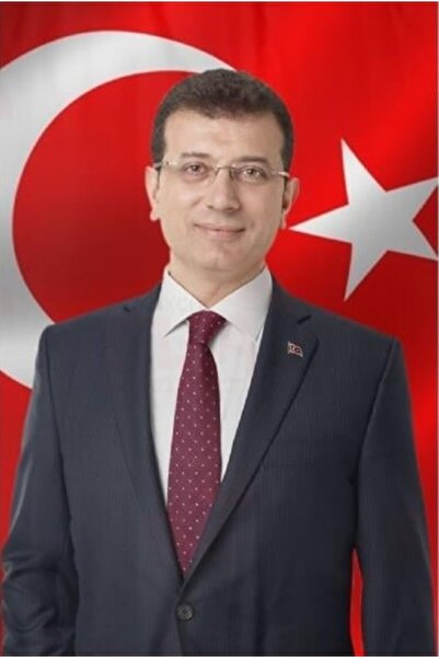 ÇELİKONLİNE Ekrem İmamoğlu Bayrağı 150x225 cm
