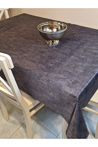 Başak Ev Tekstili FABRIC TEXTURED BASE WITH SILICONE WASHABLE WASHABLE IRONABLE NON-SLIP DECORATIVE TABLE CLOTH