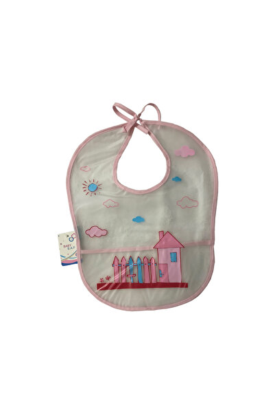 Generic Baby Bib Plastic B-1399 / Pink