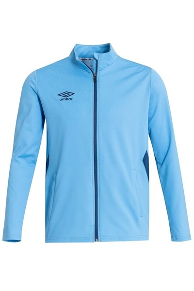 UMBRO Top de trening albastru pentru bărbați - Jachetă sport Fit cu fermoar - TC-0121 Jachetă Umbro Deer Camp neagră