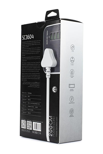 LDNIO Multi-Function Power Strip, 2500W