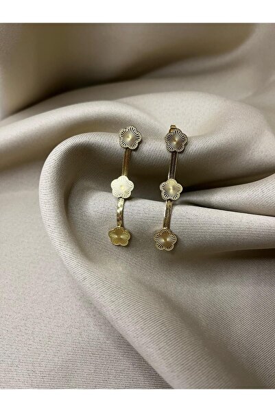 MODA GOLD ÇELİK YONCALI KÜPE