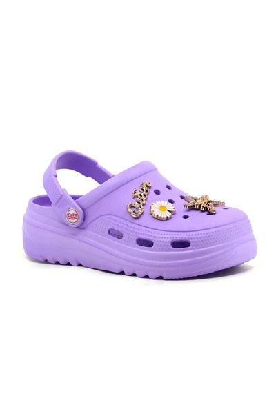 rs riva shoes High Sole Daisy Stone Cross Slippers