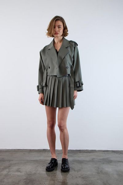 Lia Blanco's Raglan Seasonal Short Jacket Coat