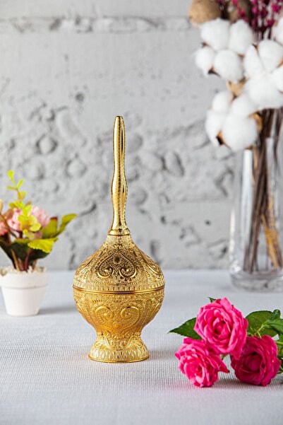 BAW COMPANY Gül Suyu Şişesi Güldanlık Kolonyalık Gümüş ve Gold Renkleri Mevcut