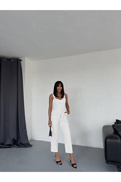 Seda bakır collection Kadın Elegance Premium Edition Askılı Tulum