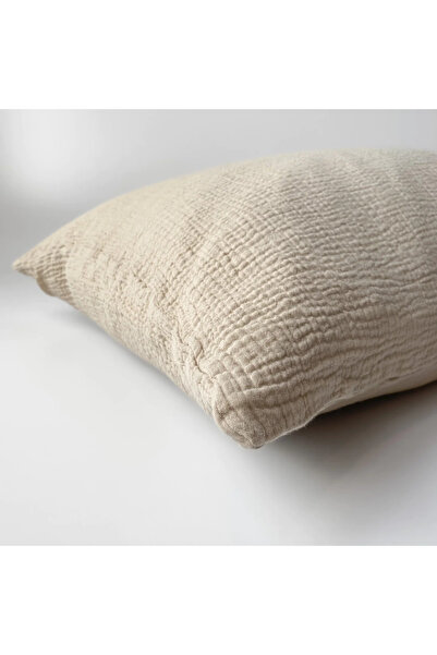 Melissa %100 Organik Müslin 2'li Yastık Kılıfı Pillow Case 2 Adet -bej