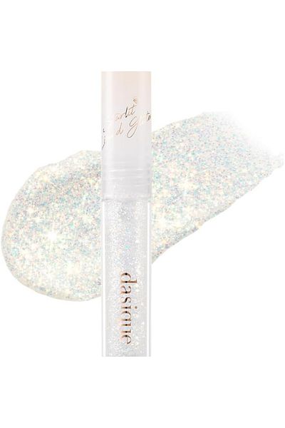 dasique Dasic Starlit Jewel Liquid Glitter | Long-Lasting | Quick-Drying Shimmer Finish (01 Frosted Gold)
