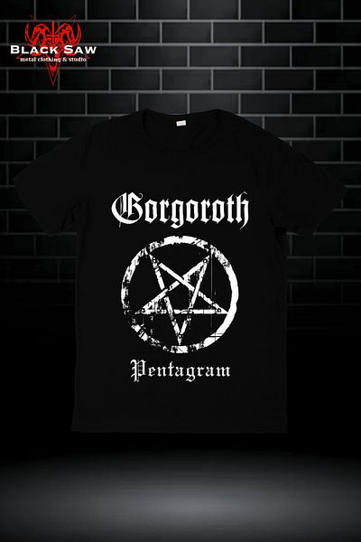 Valens Gorgoroth Pentagram Black Metal Tshirt