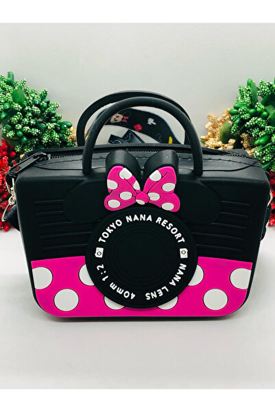 İnDerin Geantă moale pentru portofel cu figurină Mini Mouse