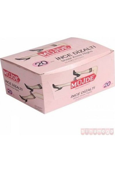 Müjde 20 Denier Thin Knee High Socks