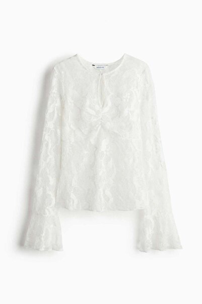 H&M بلوزة من الدانتيل