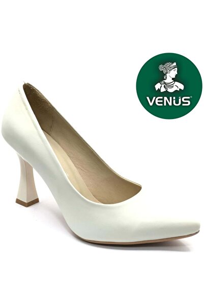 Venüs Sirius Genuine Leather Goblet Heel Women's Heeled Shoes Women's Sitilet...