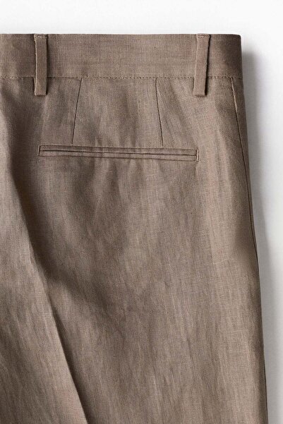 H&M Slim Fit Linen suit trousers