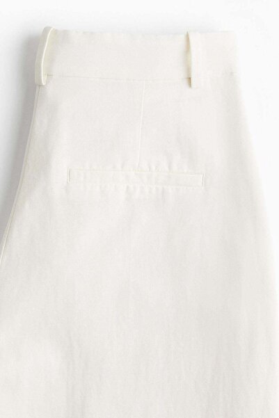 H&M Wide linen-blend trousers