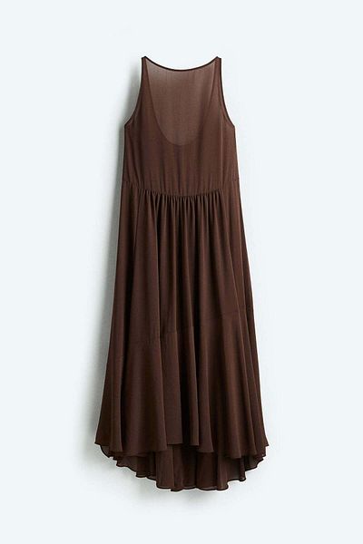 H&M Long chiffon dress