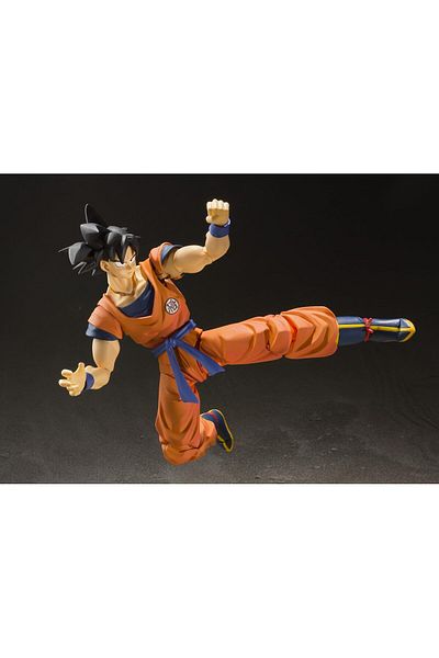 BANDAI Tamashii Nations Dragon Ball Z Son Goku a Saiyan Raised Earth Action Figure S.H.Figuarts Shf Figure