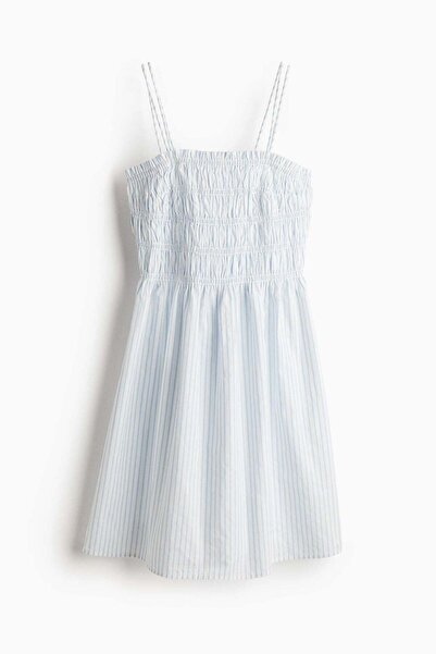 H&M Smocked-bodice cotton dress