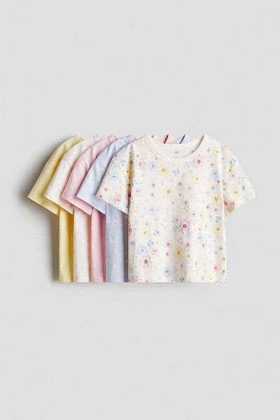 H&M 5-pack cotton T-shirts