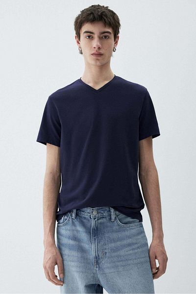 H&M V-neck T-shirt Slim fit