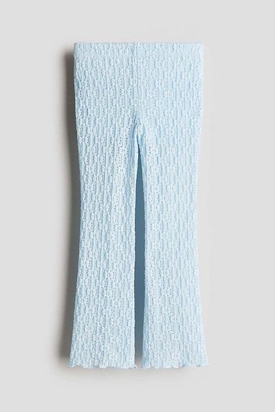 H&M Textured Jersey Trousers