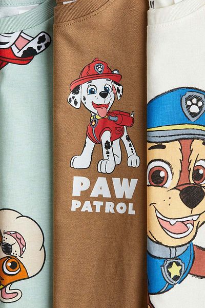 H&M 3-pack printed T-shirts
