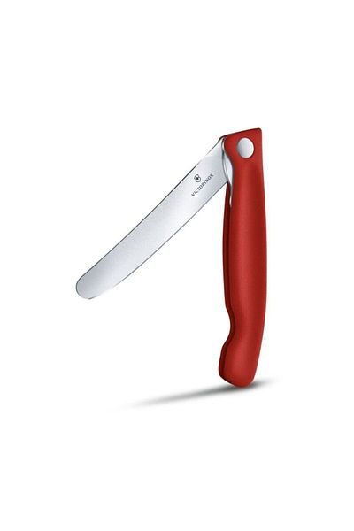 Victorinox Swiss Classic Paring Knife, Foldable, Straight Edge Red 4.3 in