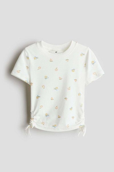 H&M Drawstring-detail Jersey Top