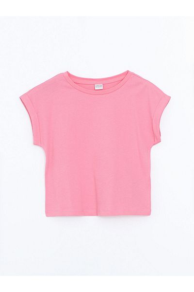 LC Waikiki Νέα σεζόν Crew Neck Girl's Tisort - S5EV99Z4