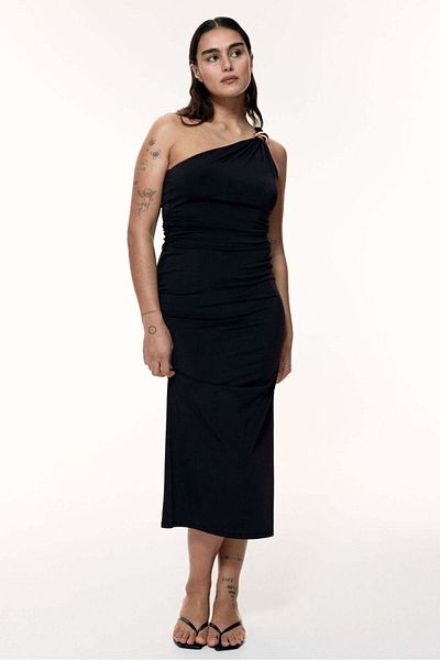 H&M One-shoulder bodycon dress
