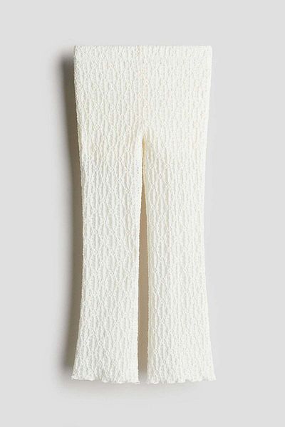 H&M Textured Jersey Trousers