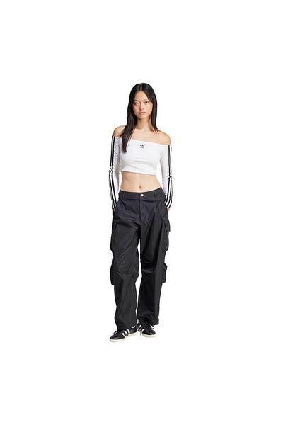 adidas Γυναικείο λευκό μπλουζάκι Offshoulder Ls Jd0275