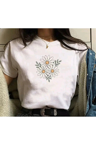 Marco Fresco Tricou oversize unisex cu imprimeu 3 păpădii