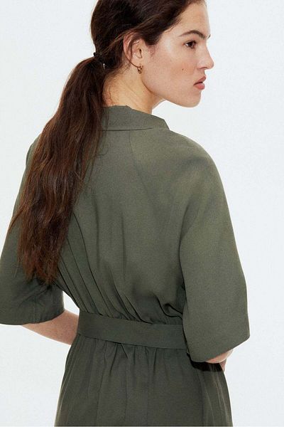 H&M Tie-belt shirt dress