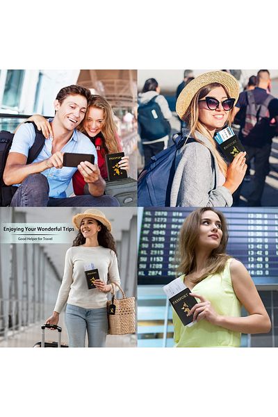Boldy Passport Protection Cover with Pockets - Travel Wallet - Passport Wallet
