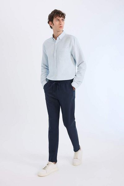 DeFacto New Season Jogger Pants Basic Straight Waist, Lace Up, Pocket, Straight Leg