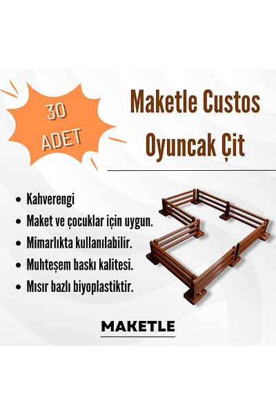 shop Maketle Custos Toy Fence - 30 Pieces