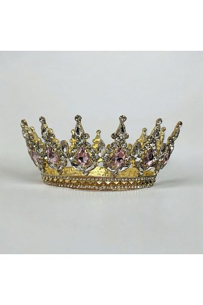 Sabek Bujiteri Cake Crown 12 cm Birthday Crown King Crown Cake Decoration Brithday Crown