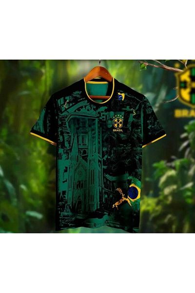 Legent Lady BRAZILIA RONALDINHO VERDE Mânecă scurtă