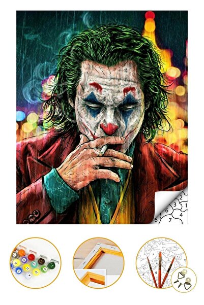 Talehobby Sayılarla Boyama Hobi Seti "boyalar Ve Fırçalar Dahil Çerçeveli 40x50 Cm - Joker