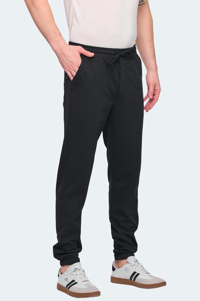 Slazenger NESKE I Erkek Cepli Siyah Eşofman Altı