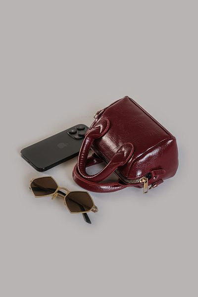 Çantacımstore Mini Piele Image xSmall 2703 Claret Red Geantă Femei