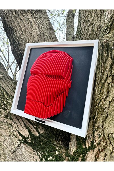 WORK3D Pictură 3D stratificată IronMan – Artă decorativă de perete cu tematic...