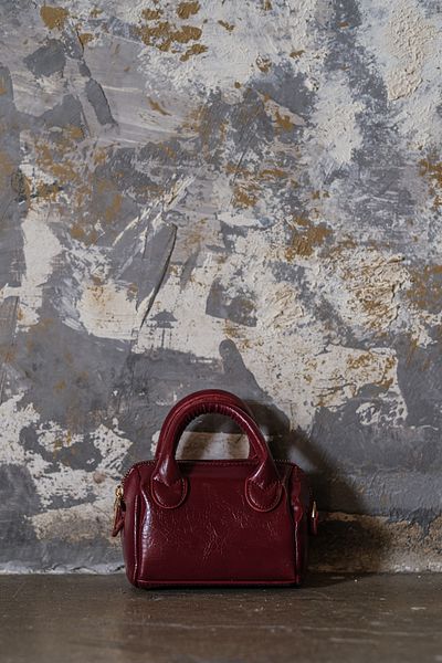 Çantacımstore Mini Piele Image xSmall 2703 Claret Red Geantă Femei