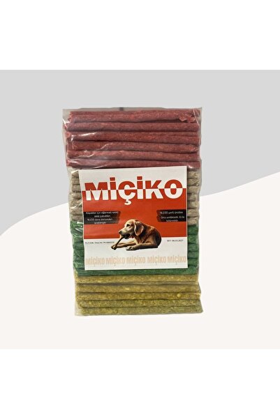 Köpekler İçin Renkli Munchy Diş Sağlığı Ödül Çubuğu 25 Adet
