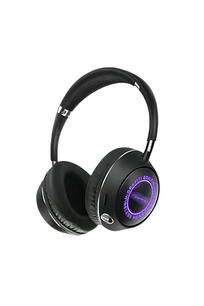 Matrix Wireless Headphones - 400 mAh - Black - MX-69
