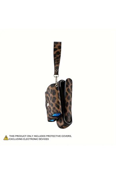 Genel Markalar IQOS iLUMA Leopar kahverengi renk kılıf kapak terea çanta