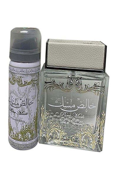 lattafa Lattafa Pure Musk Gift Set (1 Khaleesh Musk Eau de Parfum 100ml, 1 Deodorant Spray 75ml)