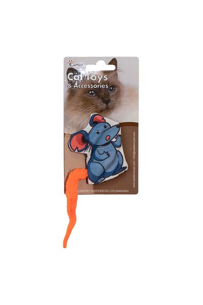 Eastland Plush Mouse with Catnip 7.5 Lzwdr